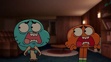 the amazing world of gumball mr small|gumball and darwin scared.